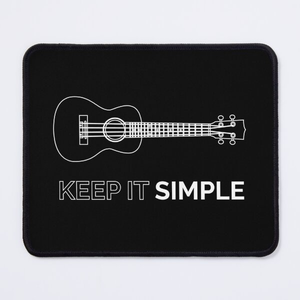 Item preview, Keep It Simple Ukulele Outline designed and sold by nightsworthy.