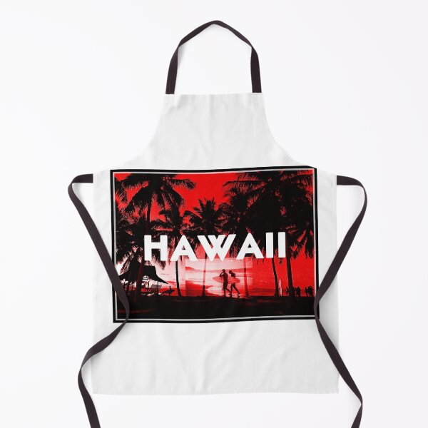 Item preview, Hawaii red sunset and surfers walking designed and sold by Jacinta hunt.