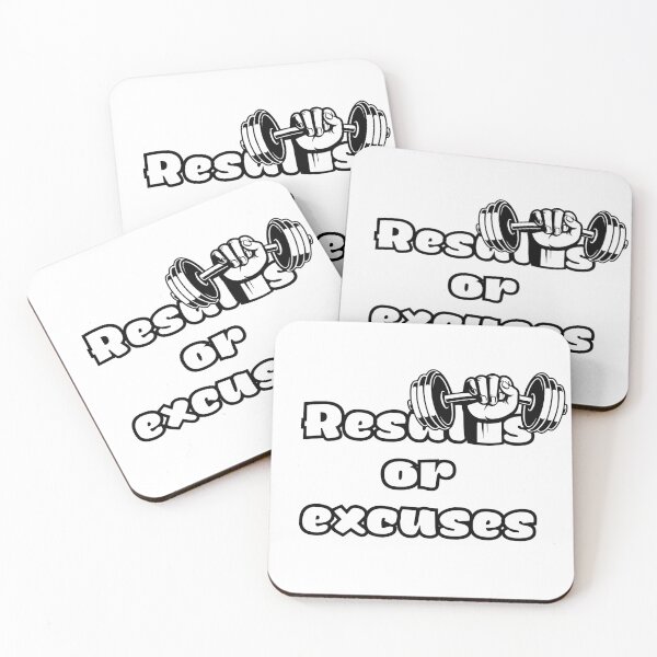 Item preview, Results Or Excuses | Fitness Gym Bodybuilding designed and sold by nestoras28.