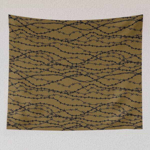Item preview, Barb Wire Mess - Brown designed and sold by abusygirl.