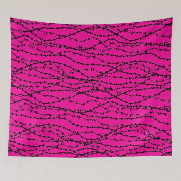 Item preview, Barb Wire Mess - Pink designed and sold by abusygirl.