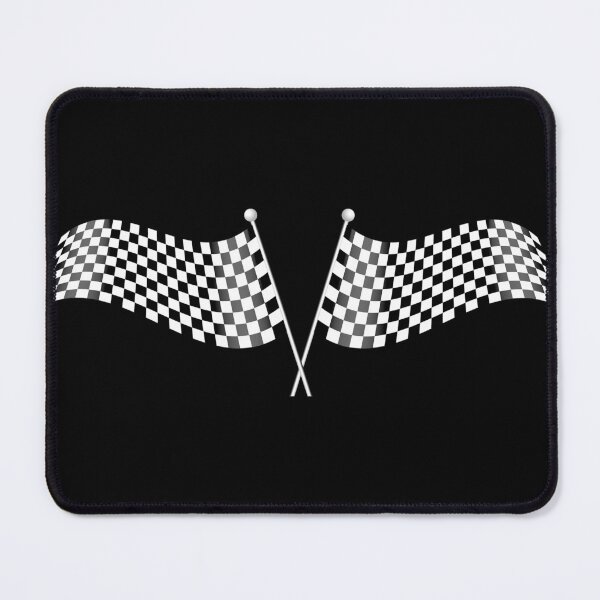 Item preview, Black and white checkered racing flag - black and white flag designed and sold by Long Exposure.