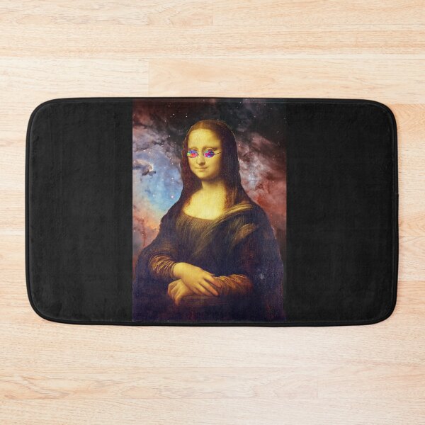 Item preview, Mona Lisa Tripping In Space (No Frame) designed and sold by HouseOfCyra.