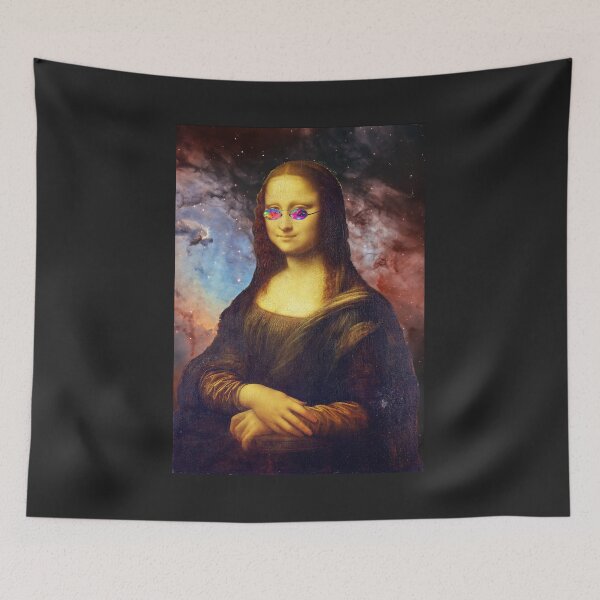 Item preview, Mona Lisa Tripping In Space (No Frame) designed and sold by HouseOfCyra.