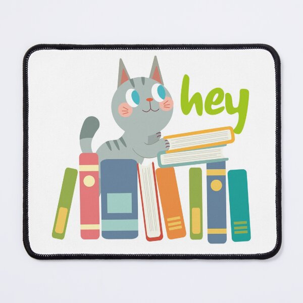 Item preview, cat says hey designed and sold by qofebean.