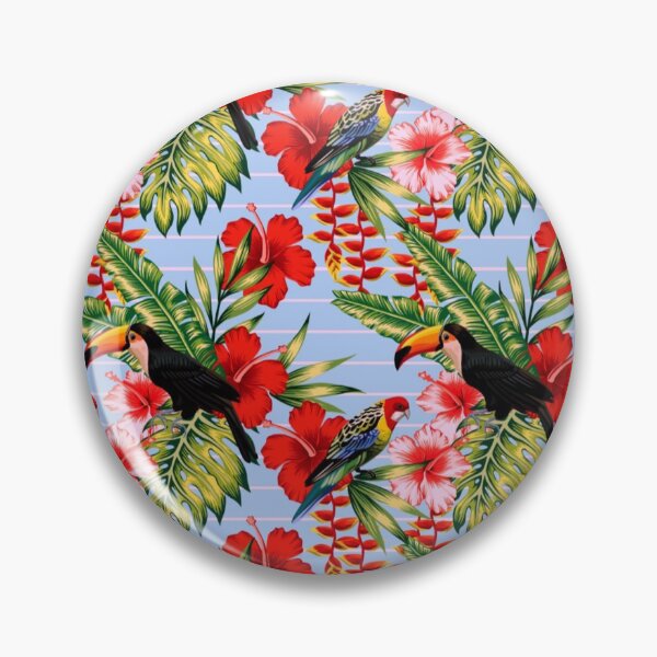Item preview, Alternating Abstract Eternal Tropical Birds And Flowers Pattern 19 designed and sold by SansNetShop.