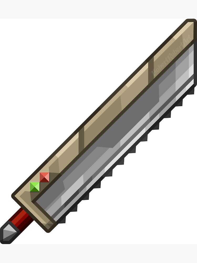 Terraria Muramasa Sword Design Poster for Sale by BobertRobertArt