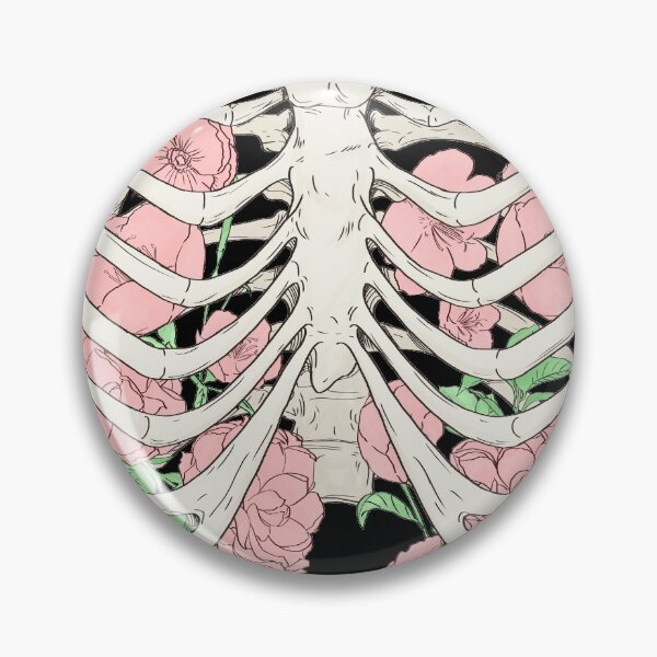 Item preview, Flowers in a Ribcage on Black designed and sold by Saanis.