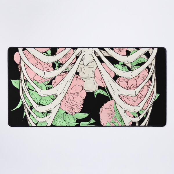 Item preview, Flowers in a Ribcage on Black designed and sold by Saanis.