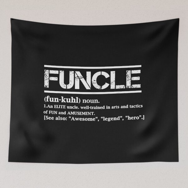 Item preview, Mens Cool Uncle Gift Uncle B-day Present Funcle Definition Uncle designed and sold by Joni23414.