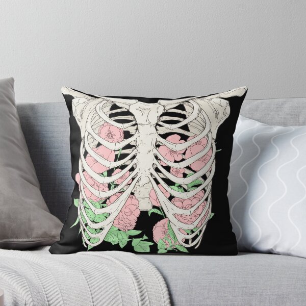 Item preview, Flowers in a Ribcage on Black designed and sold by Saanis.