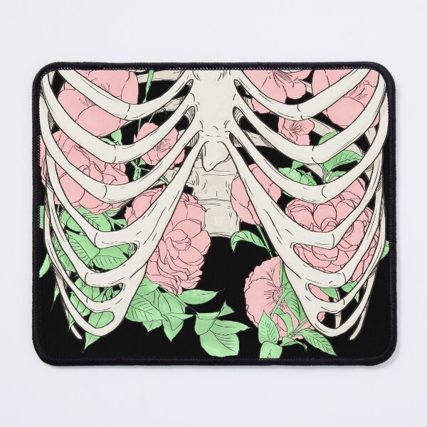 Item preview, Flowers in a Ribcage on Black designed and sold by Saanis.