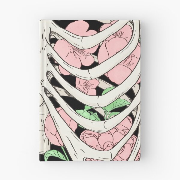 Item preview, Flowers in a Ribcage on Black designed and sold by Saanis.