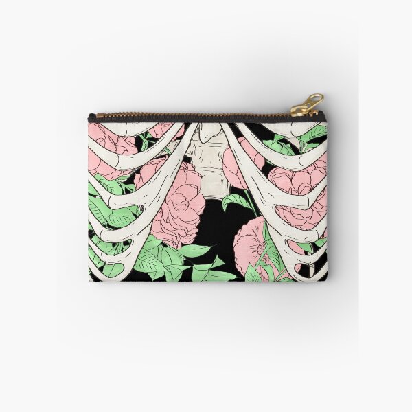 Item preview, Flowers in a Ribcage on Black designed and sold by Saanis.
