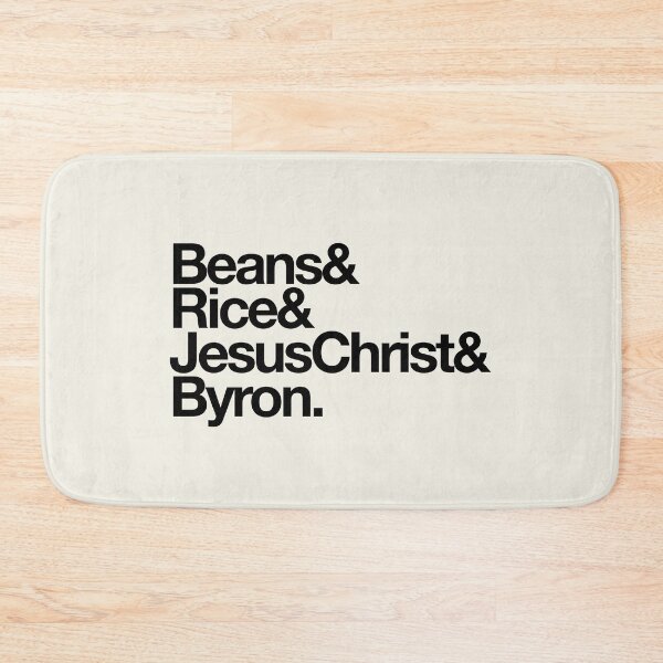 Item preview, Beans Rice Jesus Christ and Byron designed and sold by thebcarts.