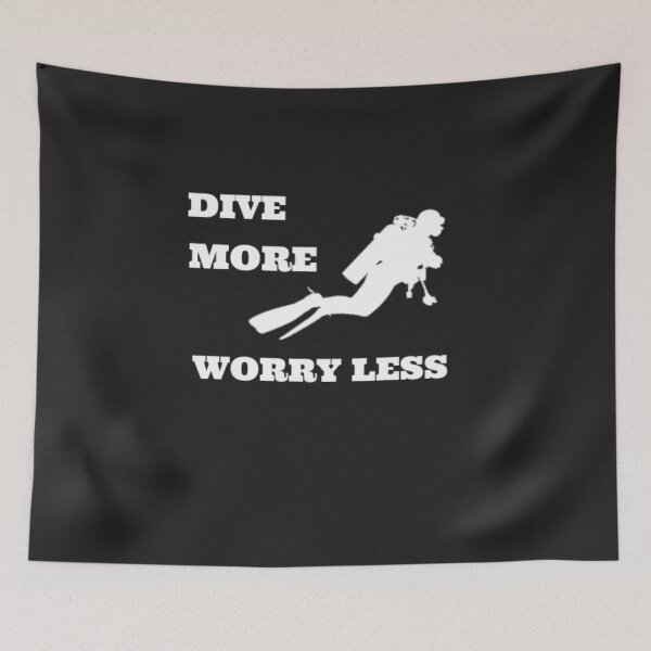 Item preview, Scuba Diving, Dive More, Worry Less designed and sold by Thomas Pinnell.
