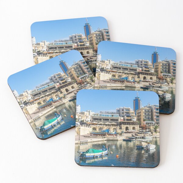 Item preview, Saint Julians Paceville Lustrous Waterfront - Mediterranean Colors in Malta designed and sold by Georgia Mizuleva.