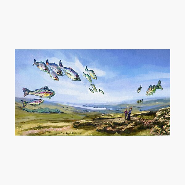 Noon Flight over Lake District Photographic Print