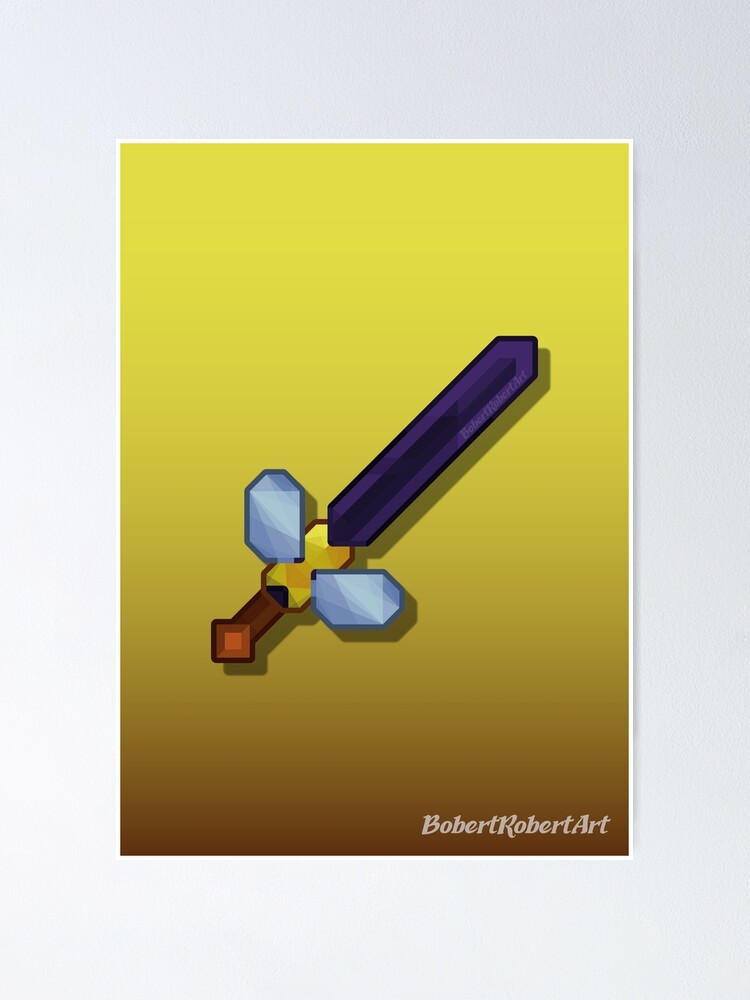 Terraria Muramasa Sword Design Poster for Sale by BobertRobertArt