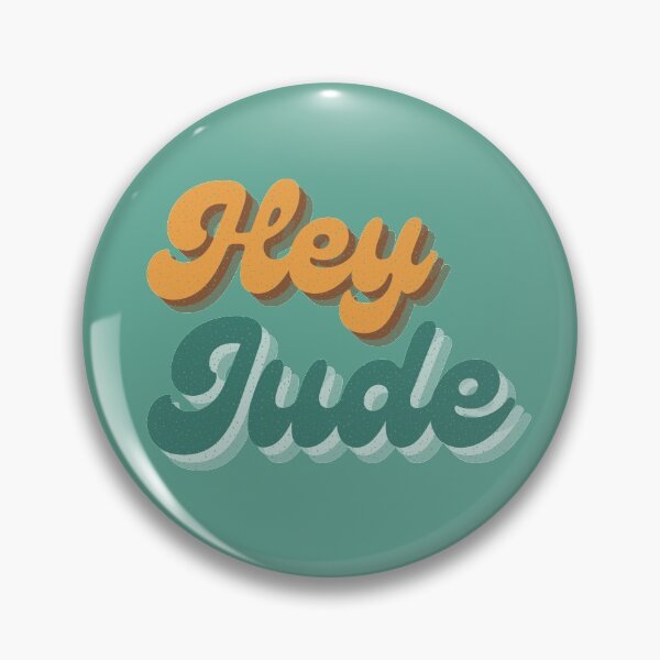 Item preview, Hey Jude - 60's Retro Blue Pop  designed and sold by WildBerryArt.