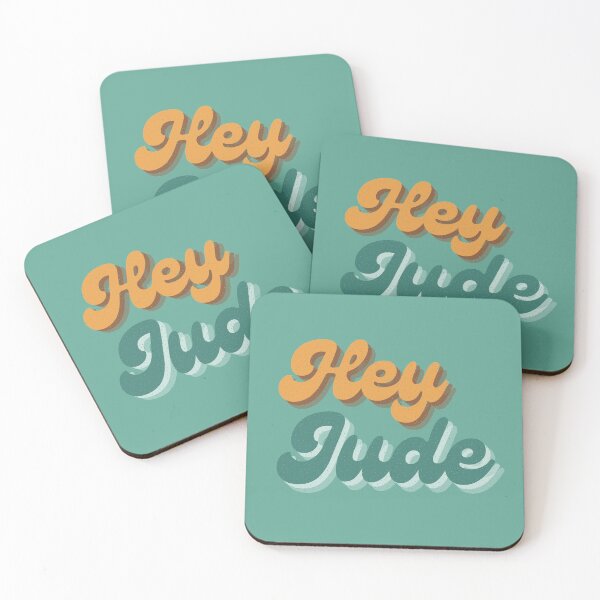Item preview, Hey Jude - 60's Retro Blue Pop  designed and sold by WildBerryArt.