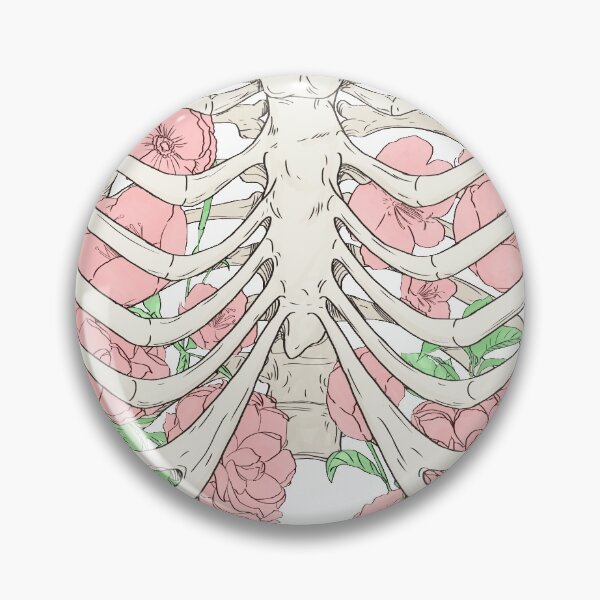 Item preview, Flowers in a Ribcage on White designed and sold by Saanis.