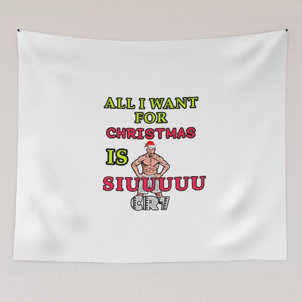 Item preview, All i want for christmas is siuuu designed and sold by sizamix.