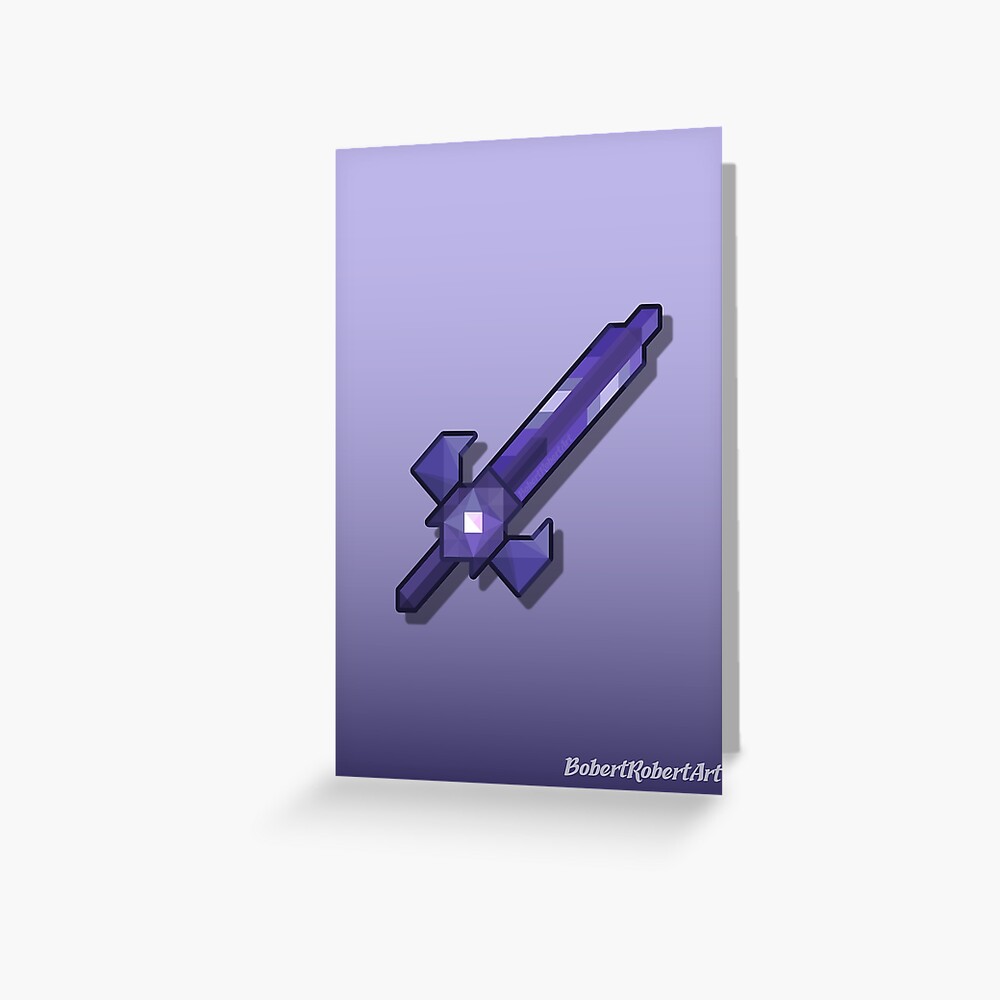 "Terraria Light's Bane Sword Design" Greeting Card for Sale by