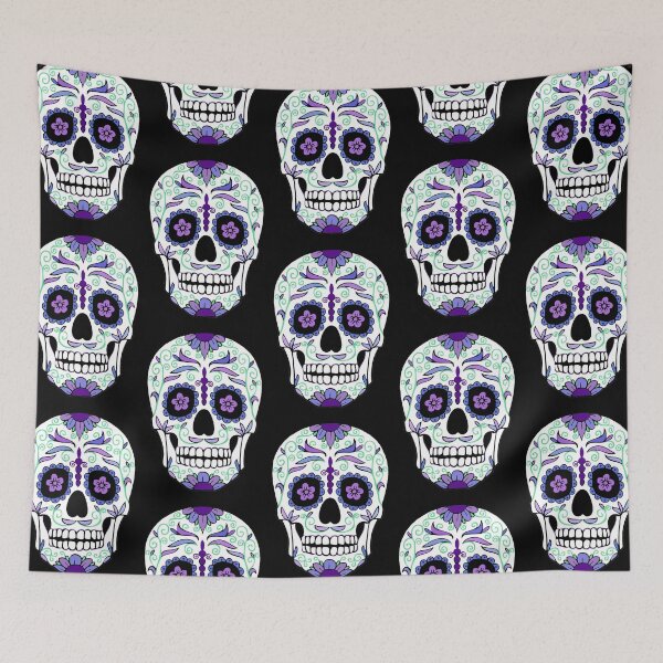 Item preview, Purple Sugar Skull  designed and sold by mlswig.