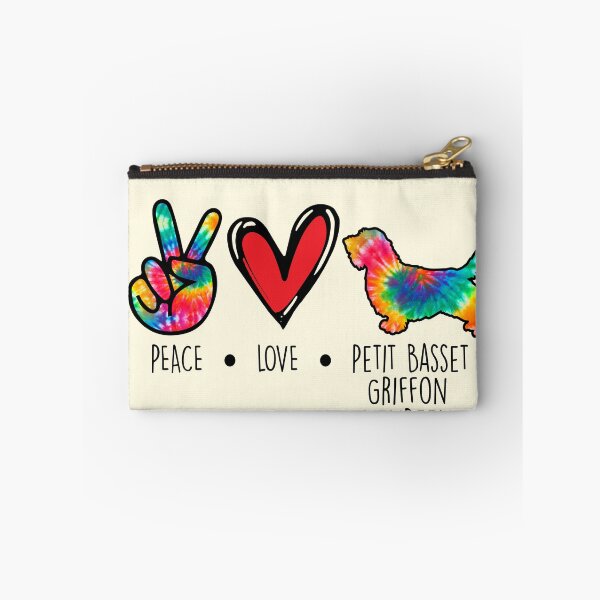 Item preview, Petit Basset Griffon Vendeen Dog Tie  Dye Peace Love Dog Mom  designed and sold by rafaeltto.