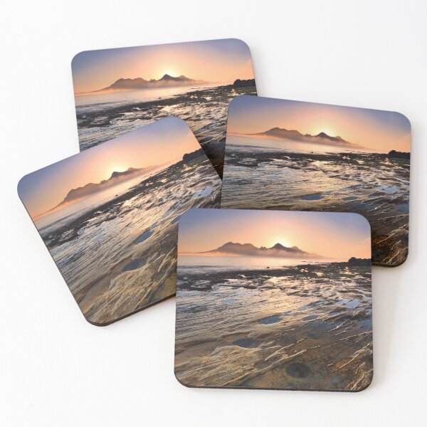 Item preview, Laig Bay Sunset and Mist Isle of Eigg Scotland. designed and sold by PhotosEcosse.