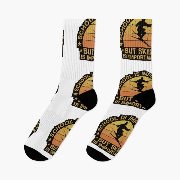 Item preview, School Is Important But Skiing Is Importanter designed and sold by eternalpeacee.