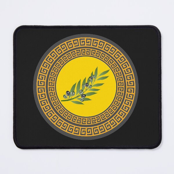 Item preview, Medal greek olive branch, greek pattern, great greek clothes designed and sold by Kirei-Lily.