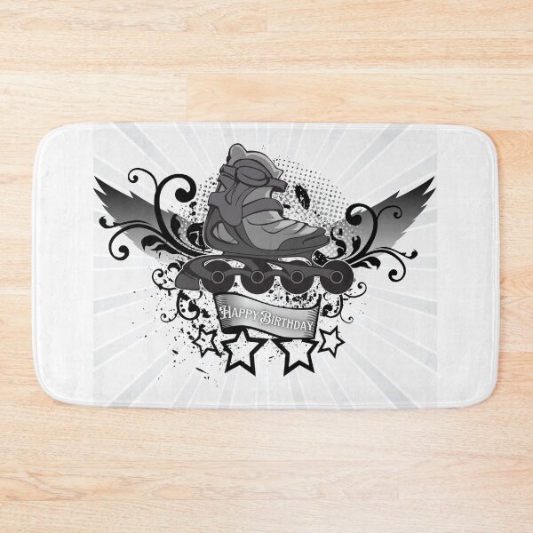 Item preview, happy birthday rollerskater designed and sold by Sarashelle.