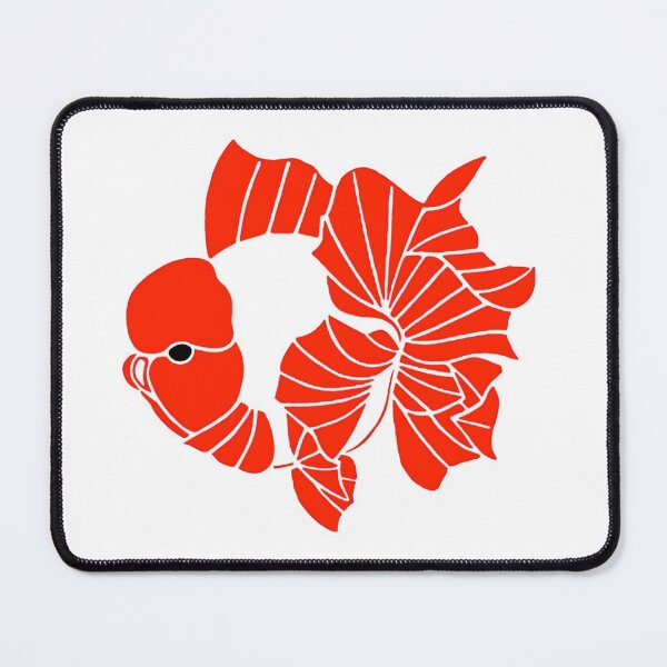 Item preview, Oranda Red and White Goldfish Logo 19 A designed and sold by Nosnah.