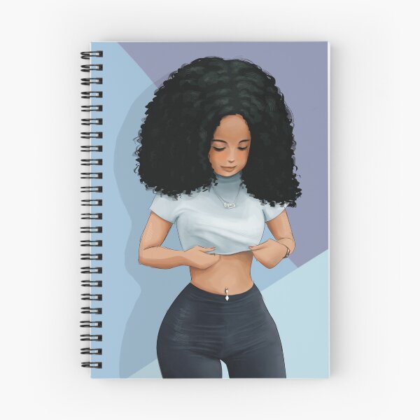 Item preview, Afro Hair Girl getting ready designed and sold by Hartsygarden.