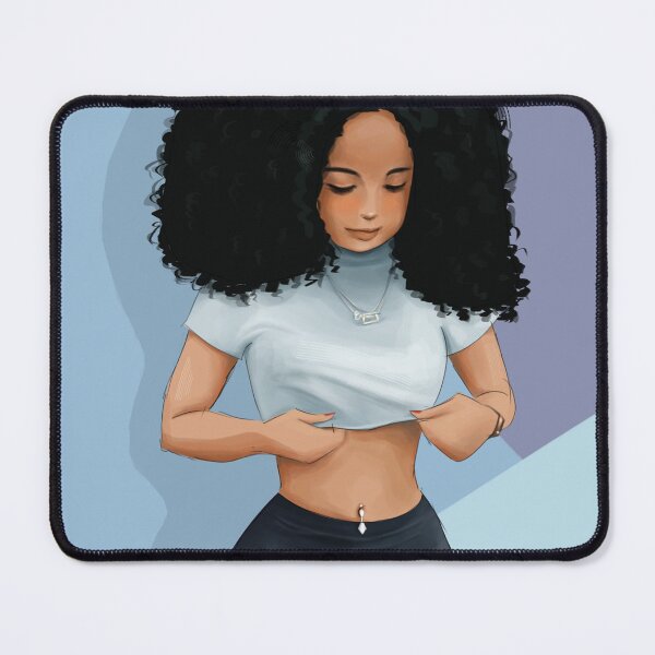 Item preview, Afro Hair Girl getting ready designed and sold by Hartsygarden.
