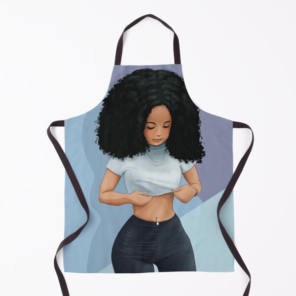 Item preview, Afro Hair Girl getting ready designed and sold by Hartsygarden.