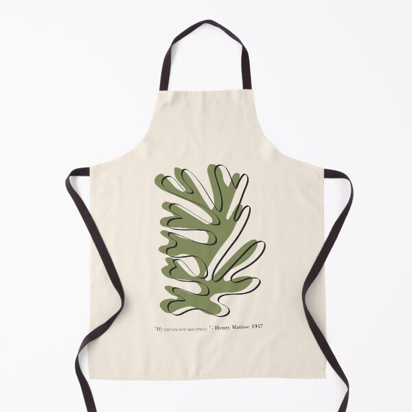 Item preview, Matisse Abstract Plant in Green – “My Curves are not Crazy” Henri Matisse designed and sold by GraphicBicycle.