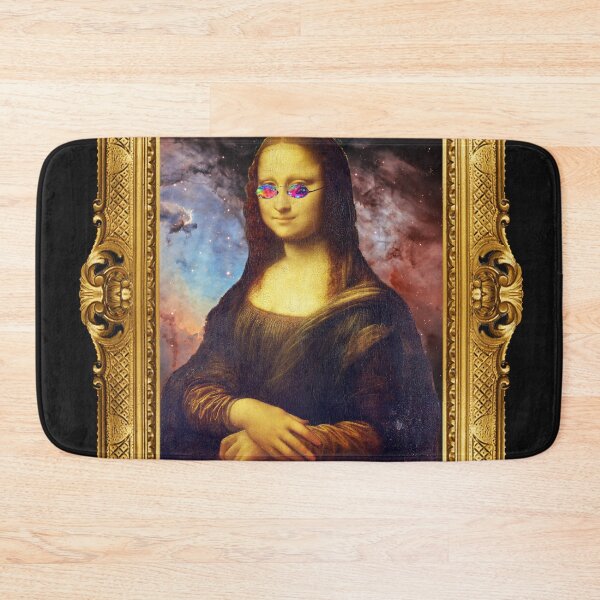 Item preview, Mona Lisa Tripping In Space With Frame  designed and sold by HouseOfCyra.