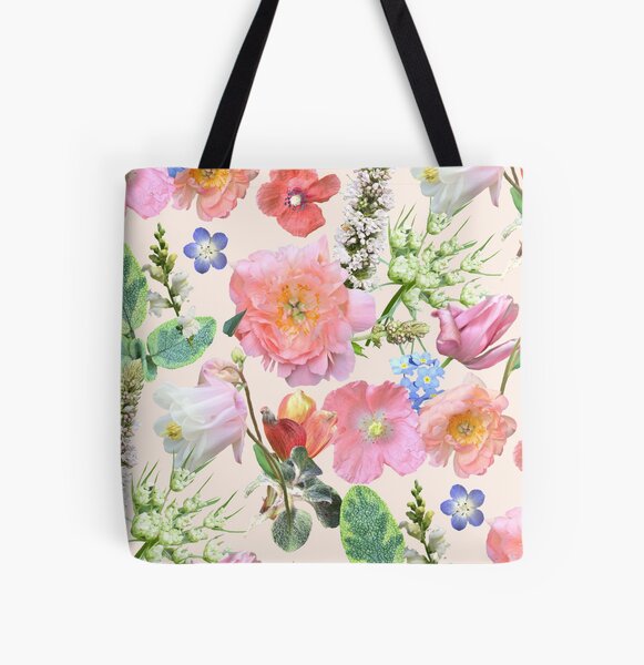 Garden Delight by Tea with Xanthe All Over Print Tote Bag