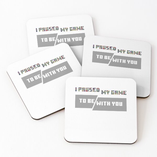 Item preview, I paused my game to be with you Valentine's day gamer designed and sold by Desinger12.