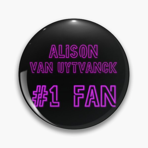 Item preview, Alison Van Uytvanck #1 fan designed and sold by 2Girls1Shirt.