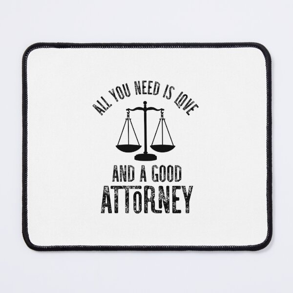 Item preview, All You Need is Love and A Good Attorney designed and sold by TeesYouWant.