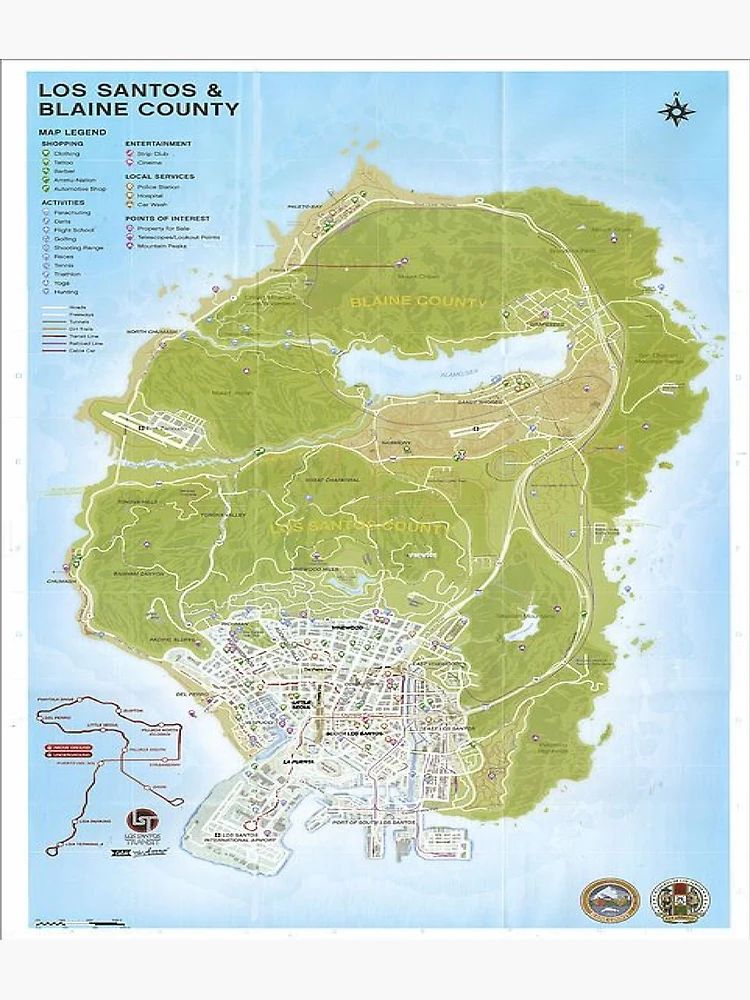 PAID][STANDALONE][MAP] Los Santos / LA Postal Map - Premium