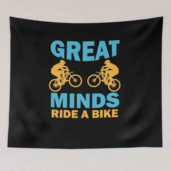 Item preview, Great Minds Ride A Bike Funny Gift designed and sold by Mouadox ★★★★★.