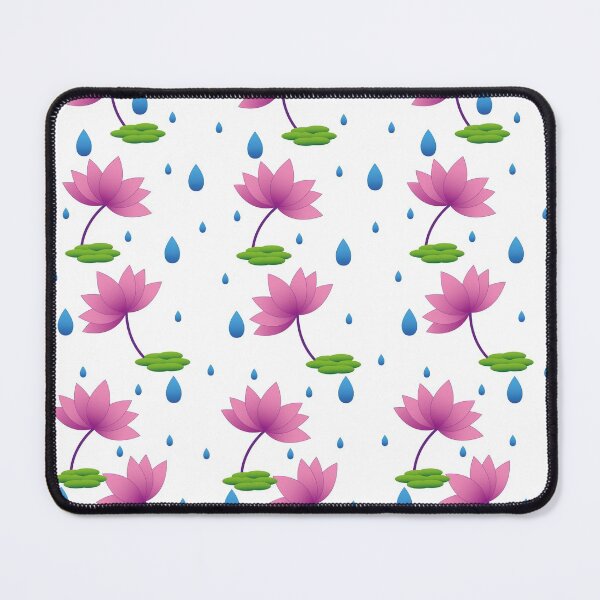 Aperçu de l'œuvre Nénuphars de fond avec des gouttes d'eau créée et vendue par Dorvidesign Shop.