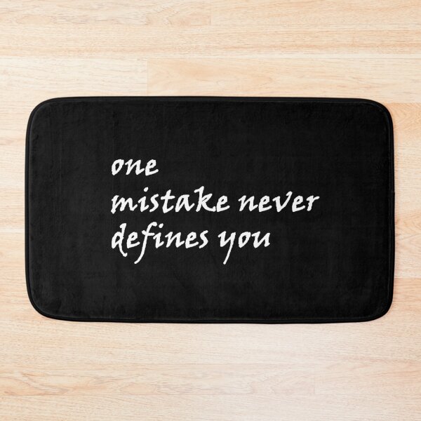 Item preview,  one mistake never defines you designed and sold by Anoirshop ⭐⭐⭐⭐⭐.