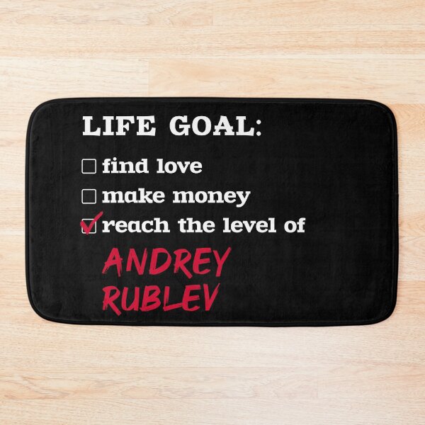 Item preview, Life goal - Andrey Rublev designed and sold by 2Girls1Shirt.