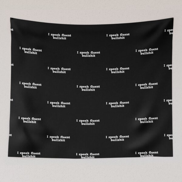 Item preview, Funny dad joke, I Speak Fluent Bullshit, I speak fluent, Funny teacher, High School teacher, Funny parent, Funny poker player, Funny lawyer gift  designed and sold by RisingFrequency.